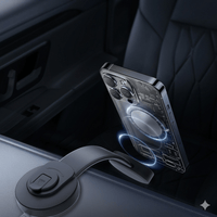 Thumbnail for Magnetic Phone Holder Black — Compact Car Mount, MagSafe Compatible, Universal Fit Air Vent Holder | Australian Stock