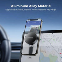 Thumbnail for Magnetic Phone Holder Black — Compact Car Mount, MagSafe Compatible, Universal Fit Air Vent Holder | Australian Stock