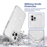 Thumbnail for iPhone 12 Mini Compatible Case Cover With Ultimake Glitter Shockproof - Transparent