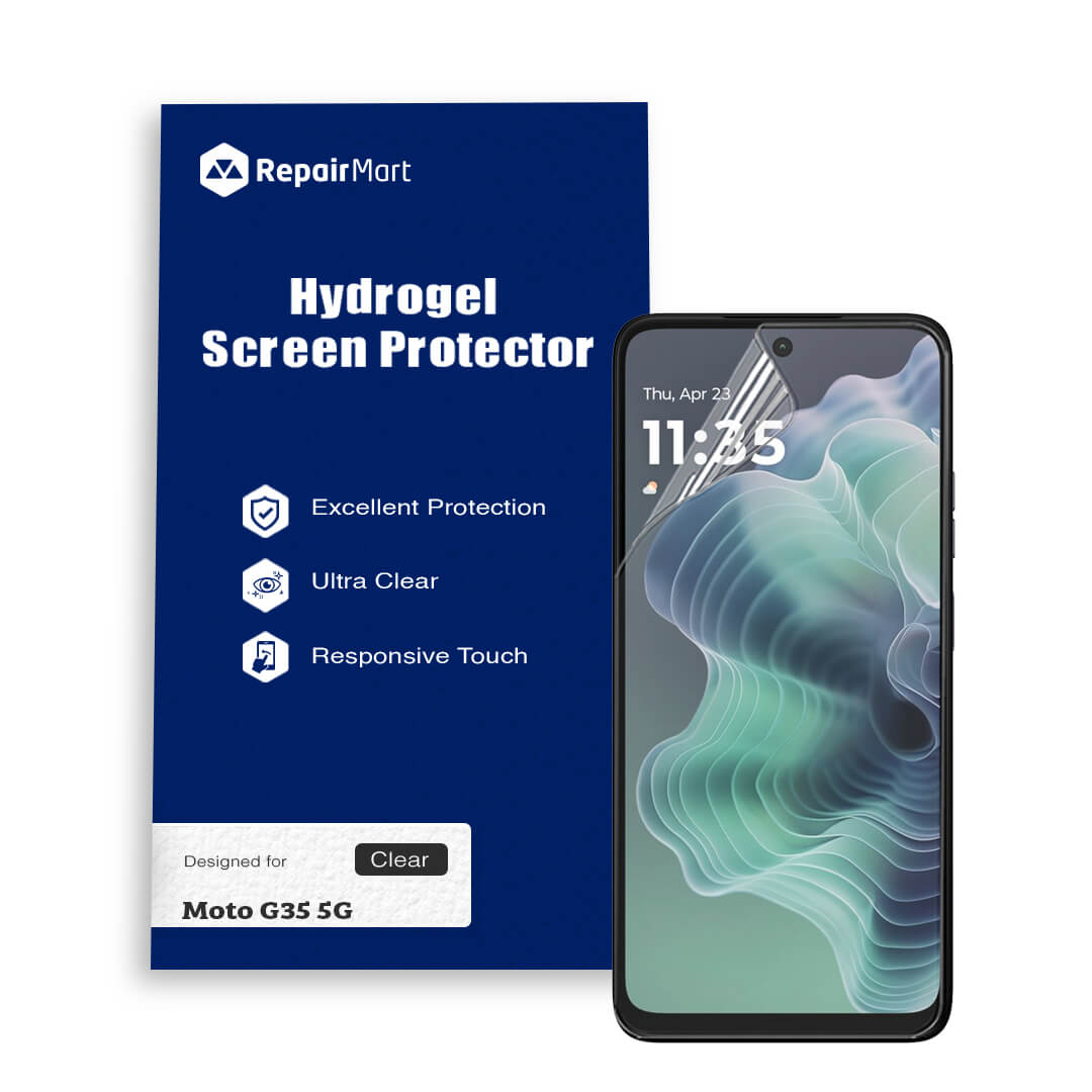 Motorola Moto G35 5G Hydrogel Screen Protector Film – Scratch-Resistant Protective Screen Guard Single and Double Pack Australian Stock for Sydney Melbourne Brisbane Perth