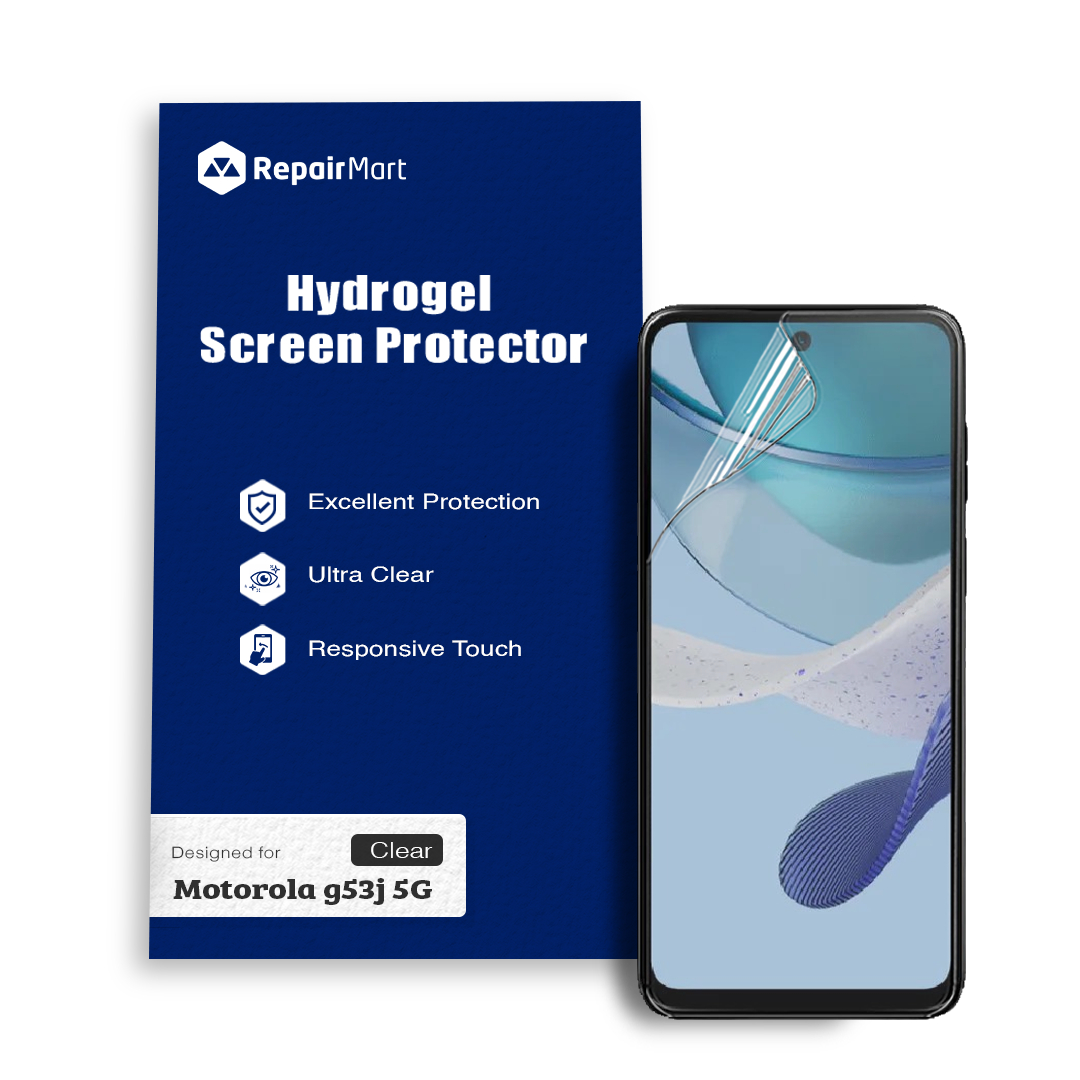 Motorola g53j 5G Compatible Premium Hydrogel Screen Protector