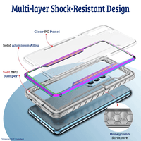 Thumbnail for Samsung Galaxy S24 Compatible Case Cover With Shockproof Heavy Duty Armor- Black