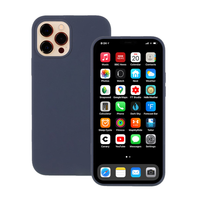 Thumbnail for iPhone 12 Pro Max Compatible Case Cover with Premium Silicone – Navy