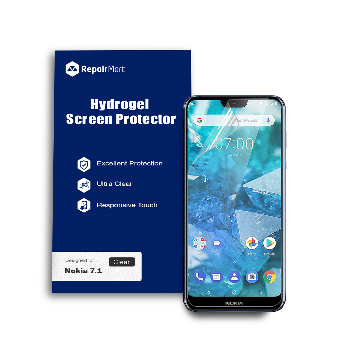 Full Coverage Ultra HD Premium Hydrogel Screen Protector Fit For Nokia 7.1