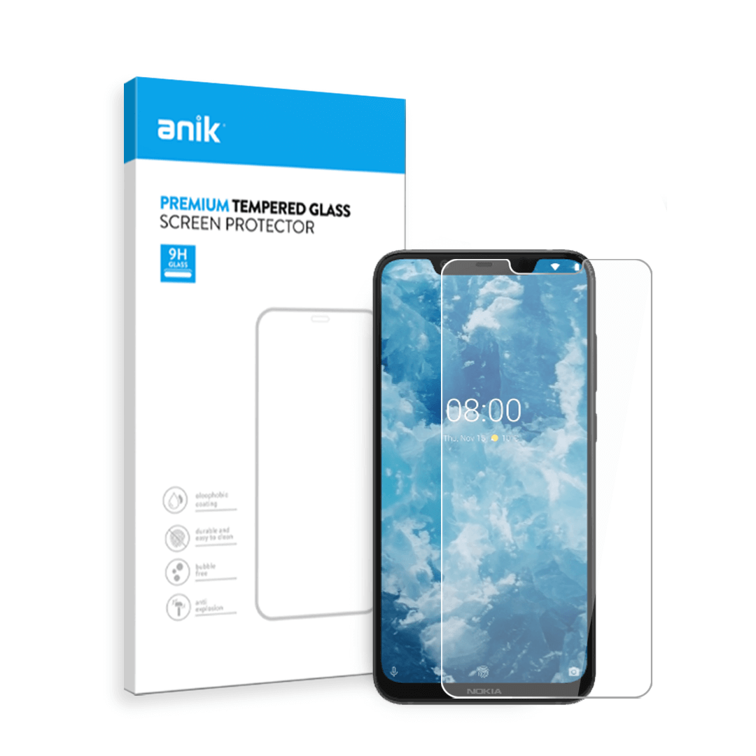 Anik Premium Full Edge Coverage High-Quality Clear Tempered Glass Screen Protector fit for Nokia X7