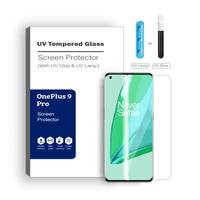 Thumbnail for Advanced UV Liquid Glue 9H Tempered Glass Screen Protector for OnePlus 9 Pro - Ultimate Guard, Screen Armor, Bubble-Free Installation