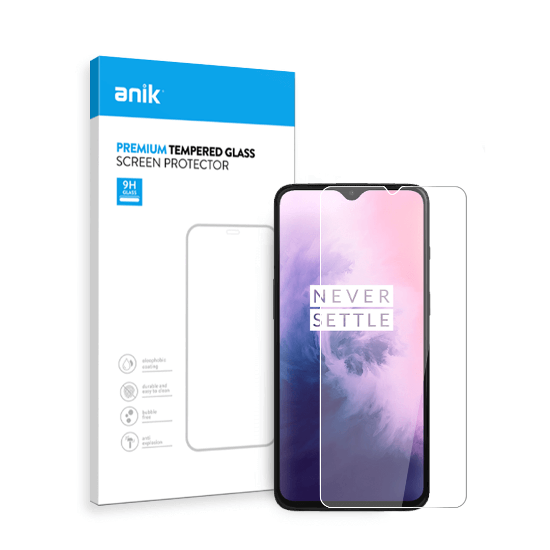 OnePlus 7 Full Faced Tempered Glass Screen Protector Of Anik With Premium Full Edge Coverage High-Quality