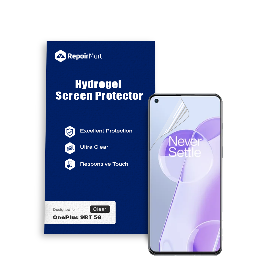 OnePlus 9RT 5G Compatible Premium Hydrogel Screen Protector With Full Coverage Ultra HD