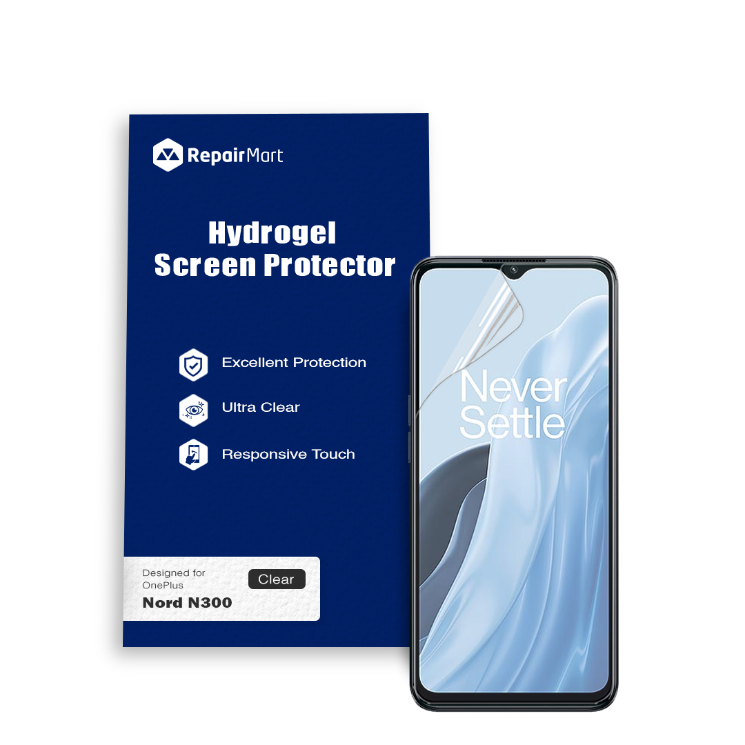 OnePlus Nord N300 Compatible Premium Hydrogel Screen Protector With Full Coverage Ultra HD