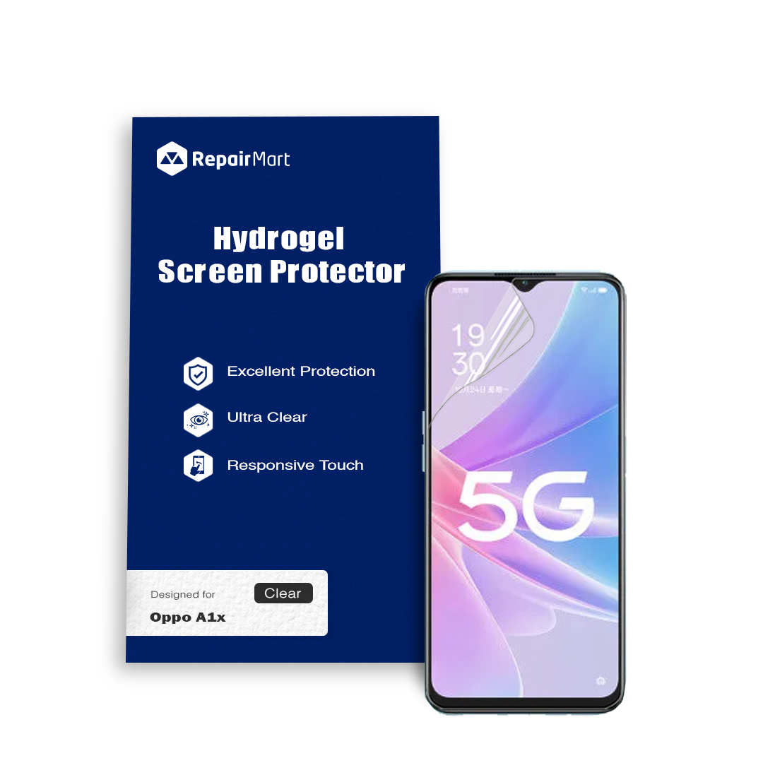 Oppo A1x Compatible Premium Hydrogel Screen Protector With Full Coverage Ultra HD