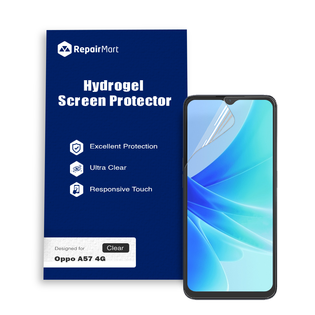 Oppo A57 4G Compatible Premium Hydrogel Screen Protector With Full Coverage Ultra HD