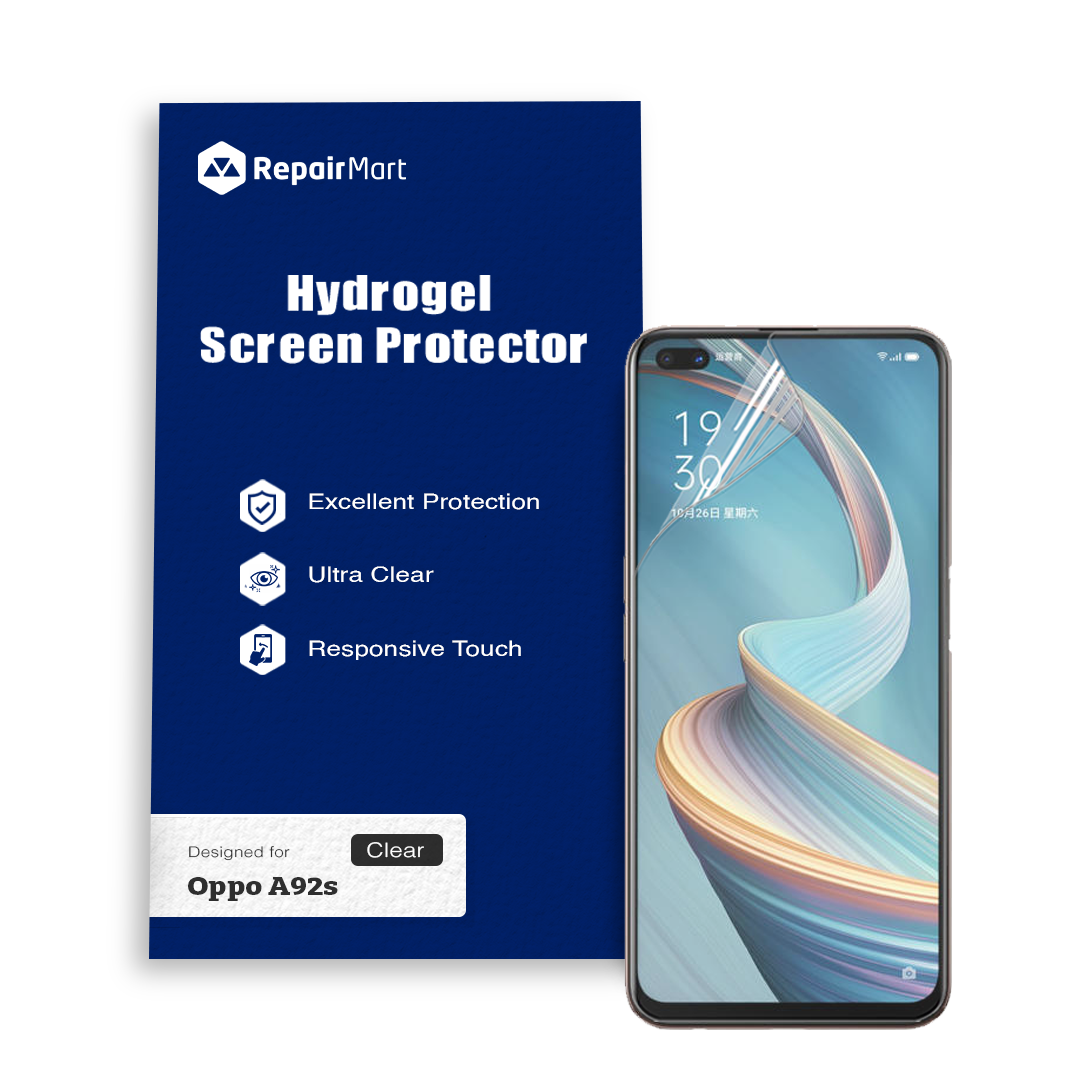 Full Coverage Ultra HD Premium Hydrogel Screen Protector Fit For Oppo A92s
