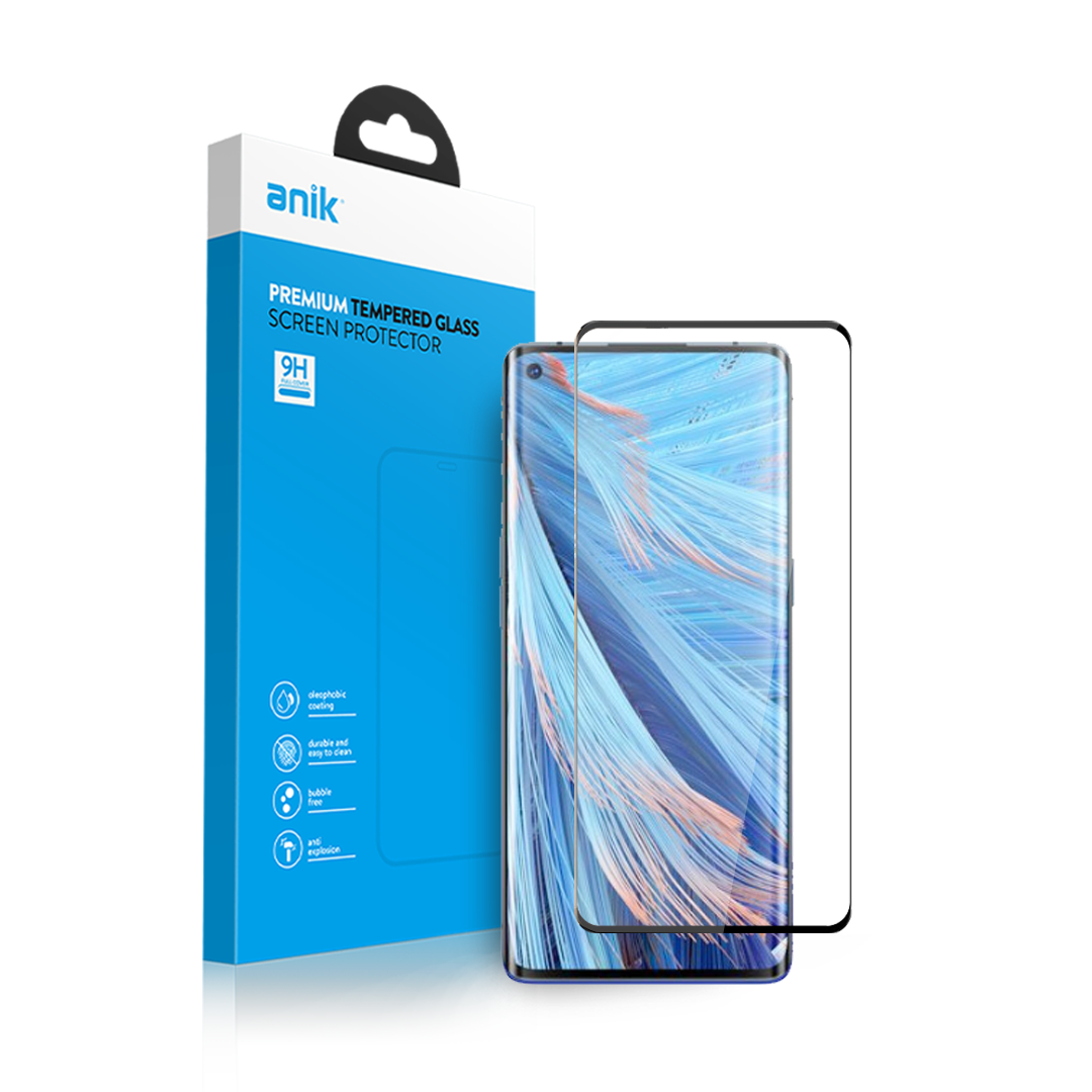 Anik Premium 3D Full Tempered Glass Screen Protector for Oppo Find X2 Neo