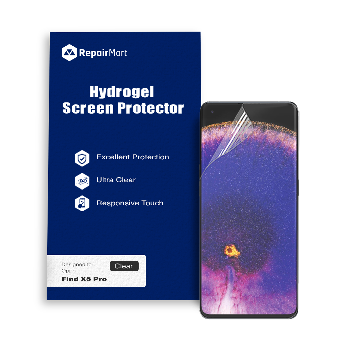 Oppo Find X5 Pro Compatible Premium Hydrogel Screen Protector With Full Coverage Ultra HD