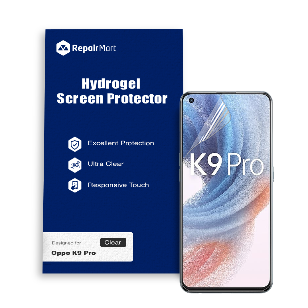 Oppo K9 Pro Compatible Premium Hydrogel Screen Protector With Full Coverage Ultra HD