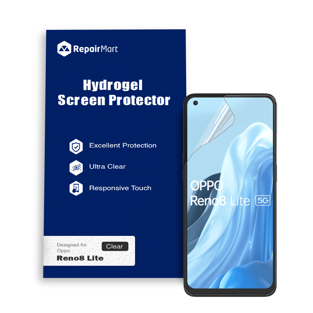 Oppo Reno8 Lite Compatible Premium Hydrogel Screen Protector With Full Coverage Ultra HD