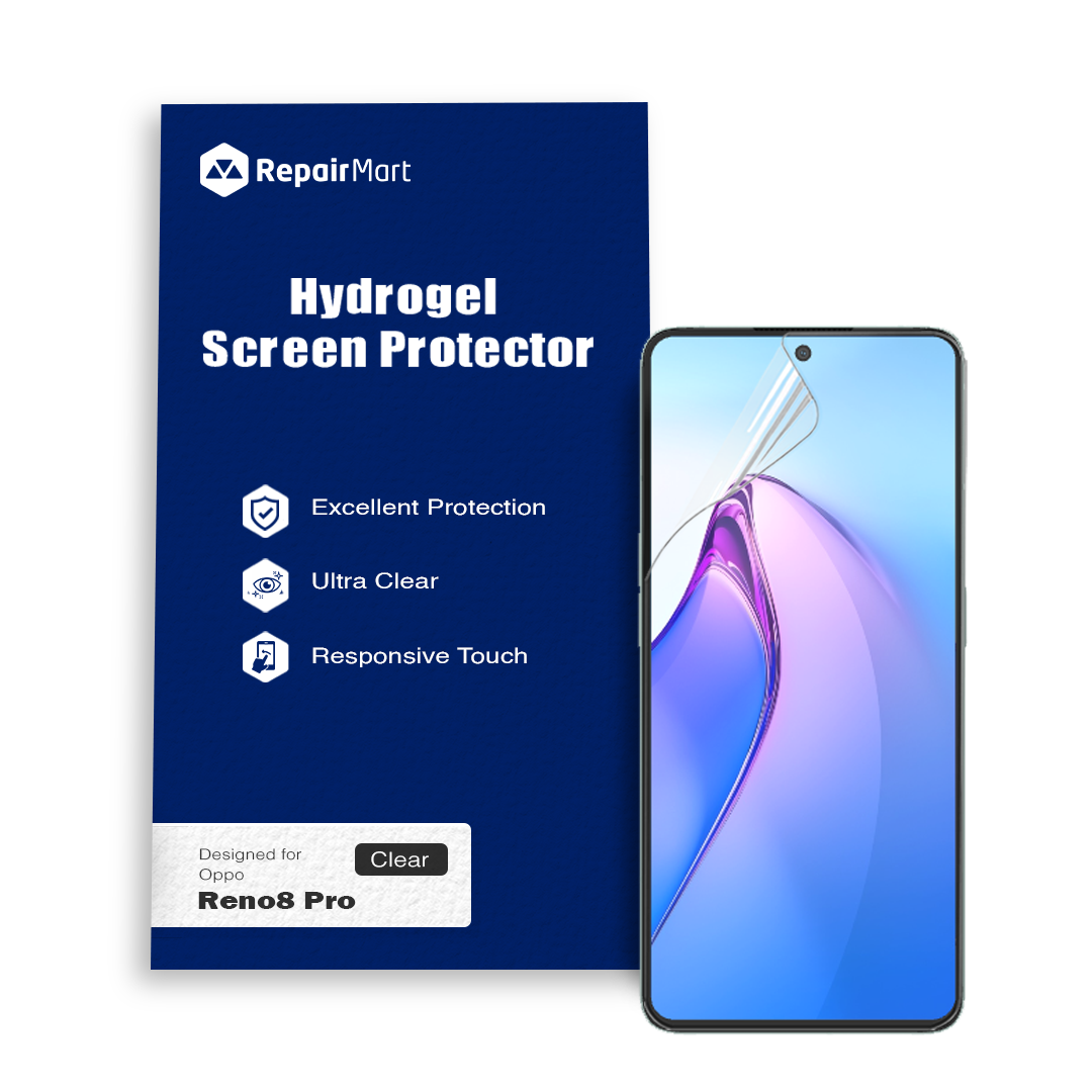 Oppo Reno8 Pro Compatible Premium Hydrogel Screen Protector With Full Coverage Ultra HD