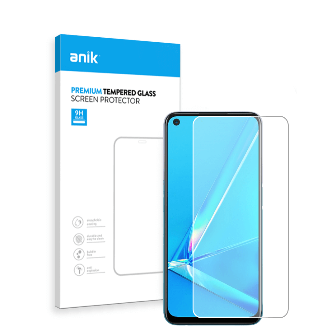 Anik Premium Full Edge Coverage High-Quality Clear Tempered Glass Screen Protector fit for Oppo A92