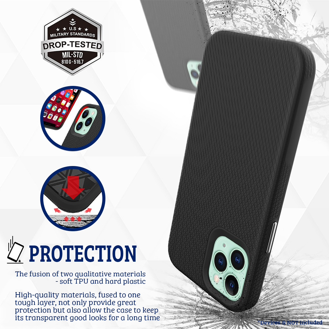 iPhone 13 Mini Compatible Case Cover With Rugged Shockproof-Sliver