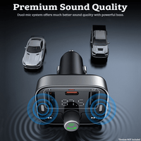 Thumbnail for Car FM Transmitter: Streamlined Connectivity and Versatile Charging Hub