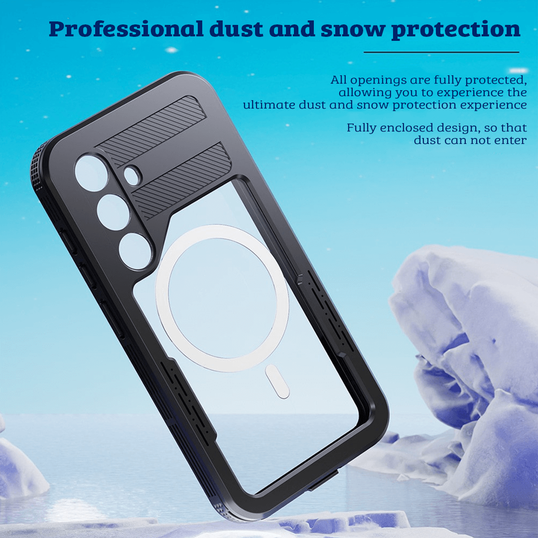 Samsung Galaxy S24  Compatible Case Cover With + IP68 Waterproof Case Compatible with Magsafe Technology