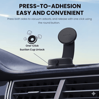 Thumbnail for Qi2 Wireless Charging Car Mount Black — 15W MagSafe Magnetic, Metal Arm, Air Vent Phone Holder | Australian Stock