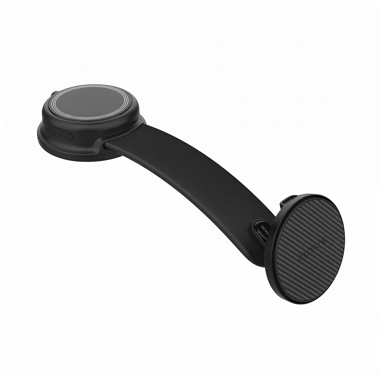 Qi2 Wireless Charging Car Mount Black — 15W MagSafe Magnetic, Metal Arm, Air Vent Phone Holder | Australian Stock