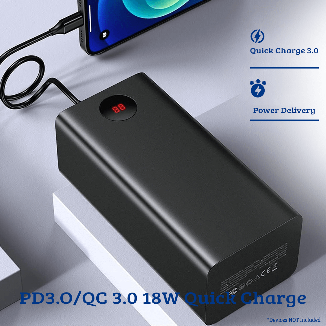 High-Capacity Power Bank with 60000mAh and 22.5W Fast Charging