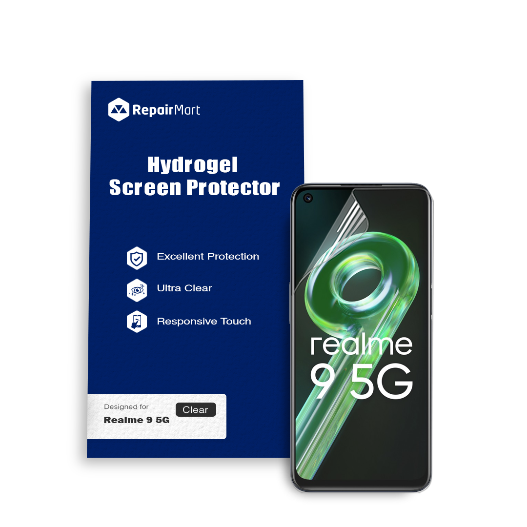 Realme 9 5G Compatible Premium Hydrogel Screen Protector With Full Coverage Ultra HD