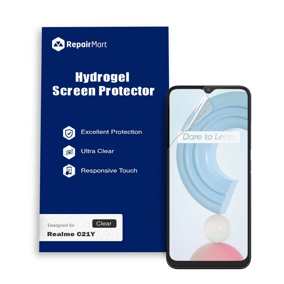 Full Coverage Ultra HD Premium Hydrogel Screen Protector Fit For Realme C21Y