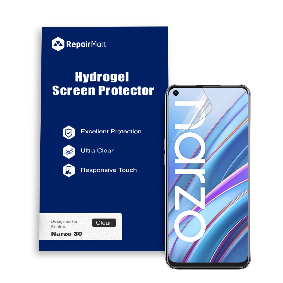 Full Coverage Ultra HD Premium Hydrogel Screen Protector Fit For Realme Narzo 30