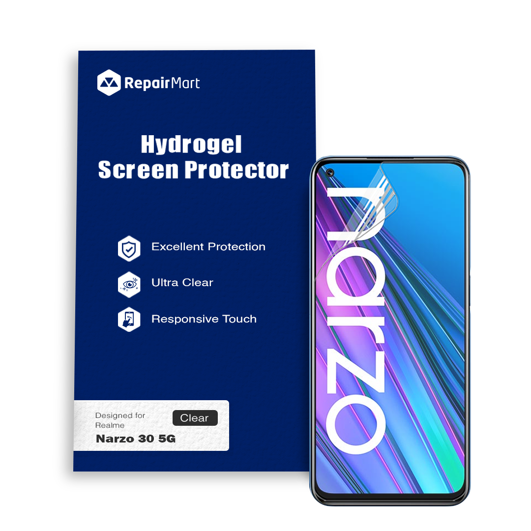 Full Coverage Ultra HD Premium Hydrogel Screen Protector Fit For Realme Narzo 30 5G