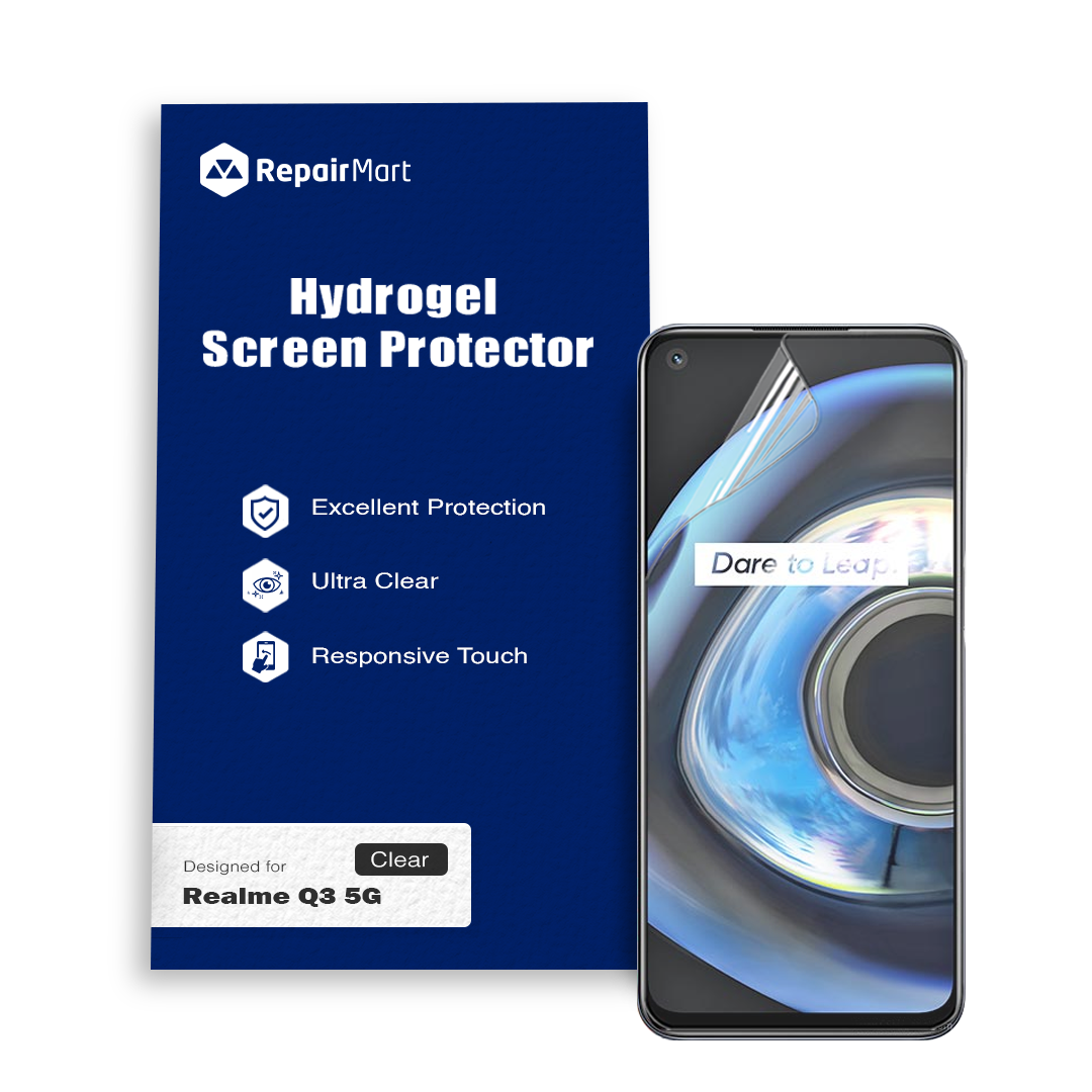 Full Coverage Ultra HD Premium Hydrogel Screen Protector Fit For Realme Q3 5G