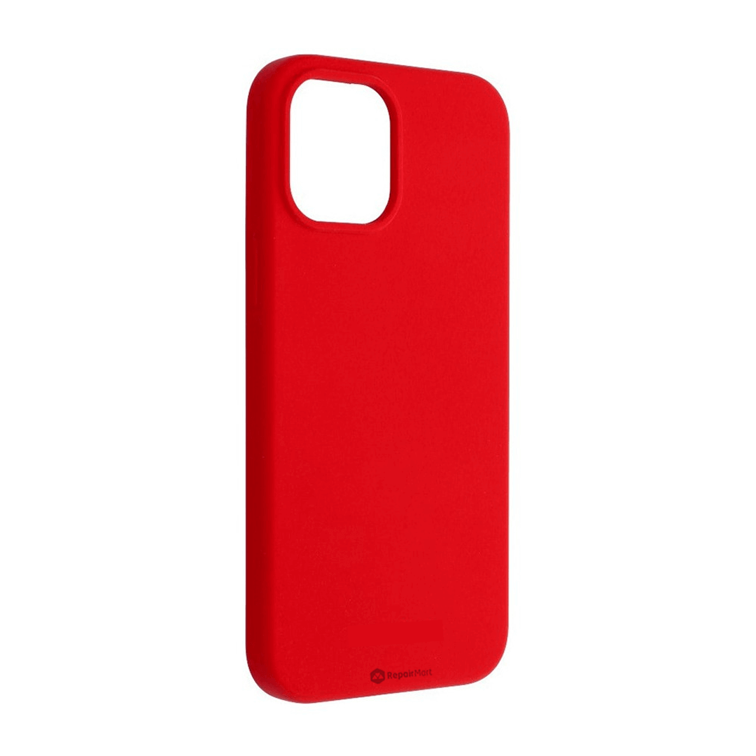 iPhone 13 Pro Max Compatible Case Cover With Premium Silicone - Red