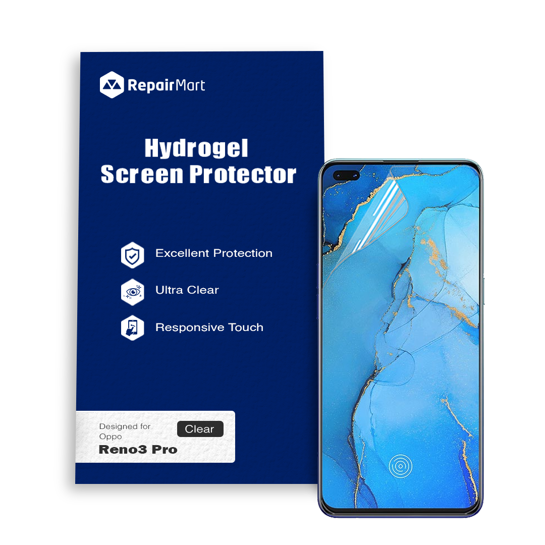 Full Coverage Ultra HD Premium Hydrogel Screen Protector Fit For Oppo Reno3 Pro