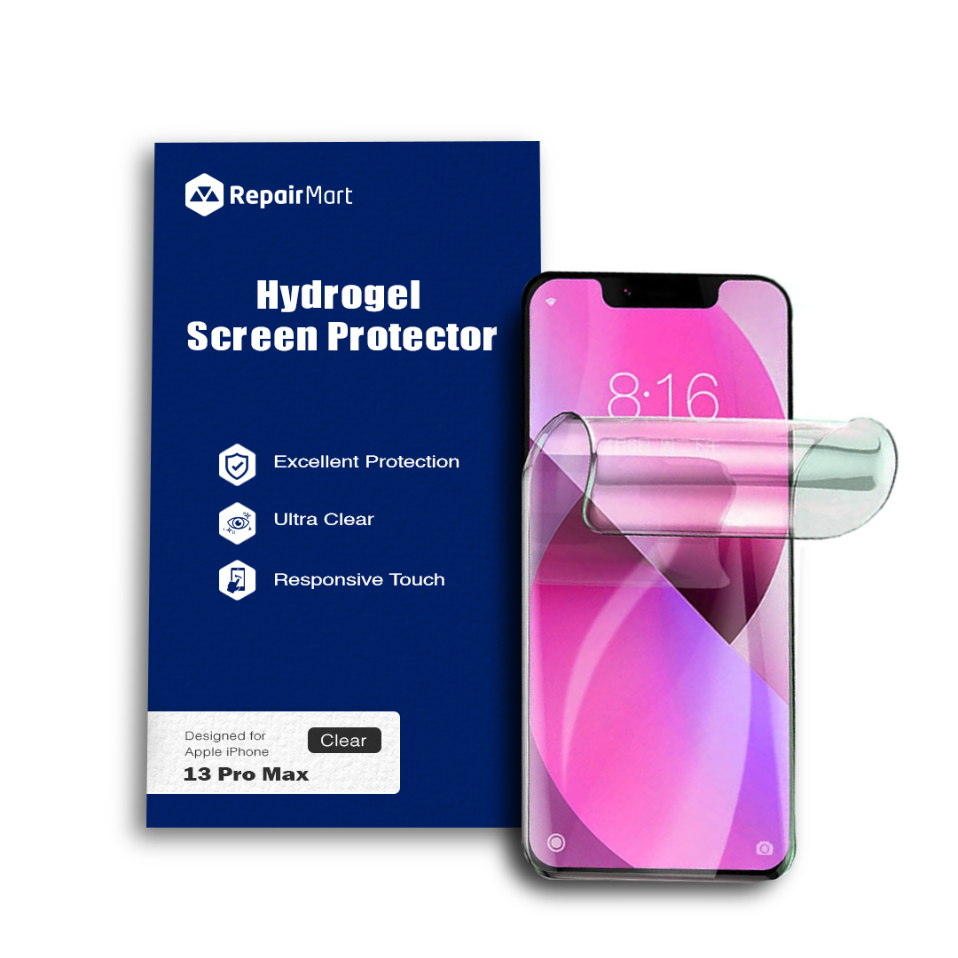 iPhone 13 Pro Max Compatible Premium Hydrogel Screen Protector With Full Coverage Ultra HD