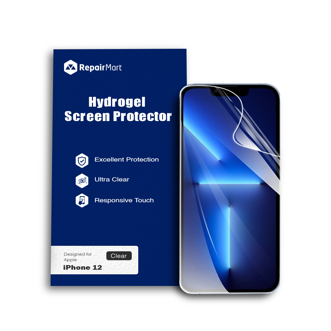 iPhone 12 Compatible Premium Hydrogel Screen Protector With Full Coverage Ultra HD