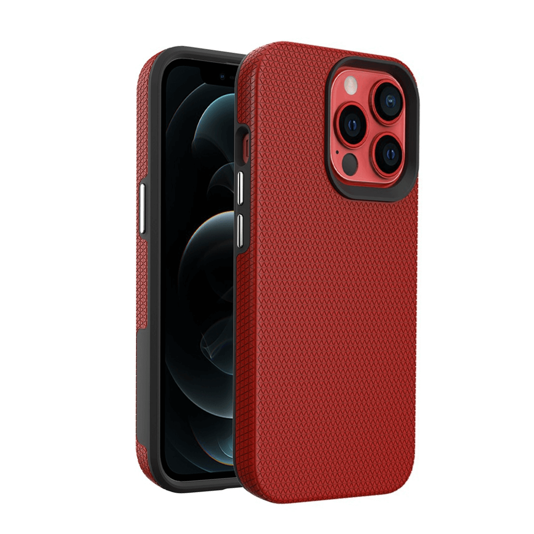 iPhone 14 Pro Compatible Case Cover With Shockproof Rugged Cover - Red