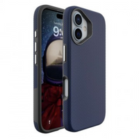 Thumbnail for iPhone 16 Plus Rugged Shockproof Case Cover: MagSafe Compatible, High-Quality, Fingerprint-Resistant, Hard Protection - Navy