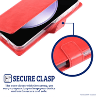 Thumbnail for Samsung Galaxy S24 Ultra Compatible Case Cover With Blue Moon Diary - Hot Pink
