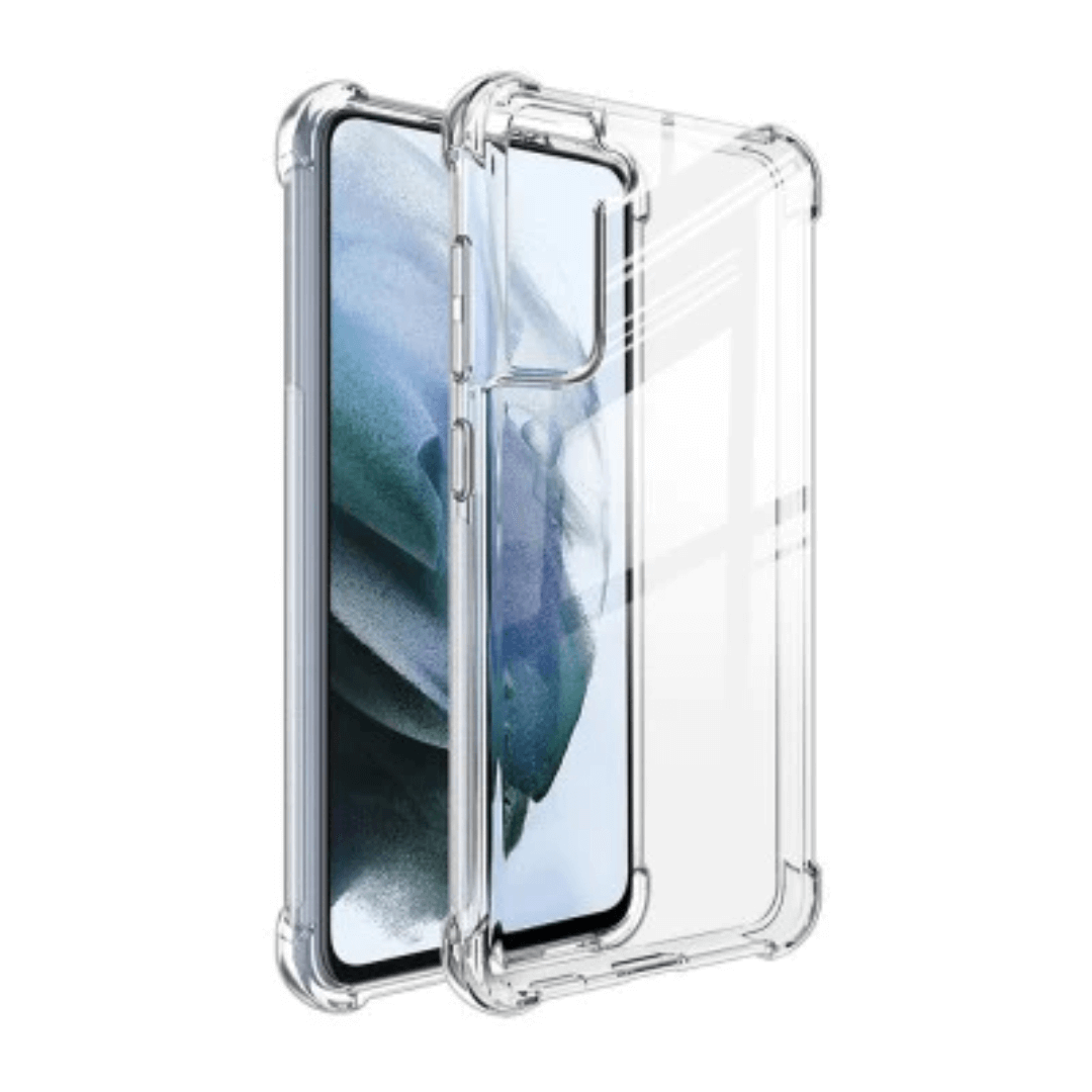 Samsung Galaxy S21 FE 5G Compatible Case Cover With Crystal Hybrid Edge Bumper