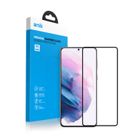 Thumbnail for Anik Premium Full Edge Coverage High-Quality Full Faced Tempered Glass Screen Protector fit for Samsung Galaxy S21 Plus