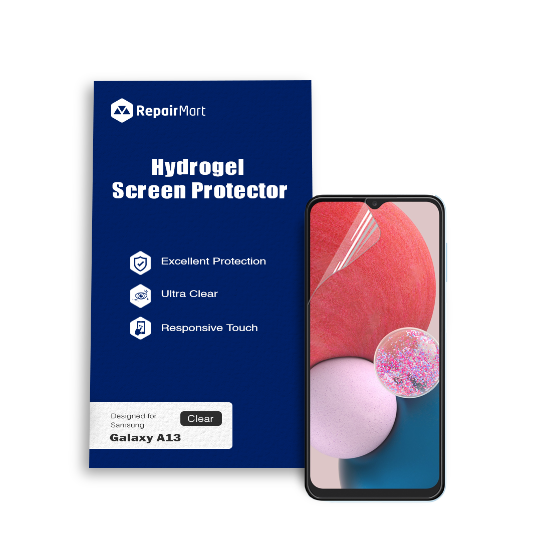 Samsung Galaxy A13 Compatible Premium Hydrogel Screen Protector With Full Coverage Ultra HD