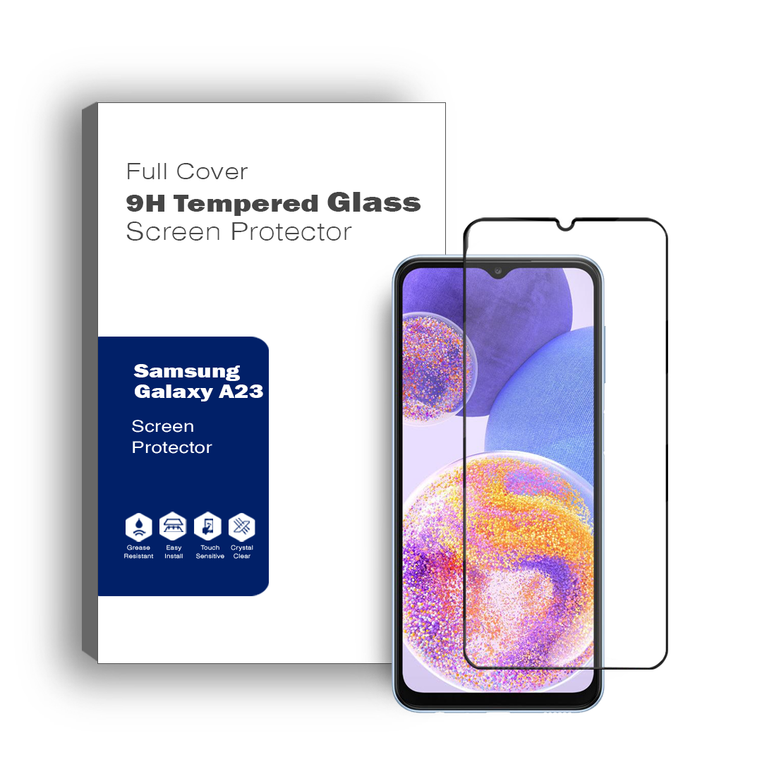 Fit For Samsung Galaxy A23 Ultra Premium 3D Full Coverage Tempered Glass Screen Protector