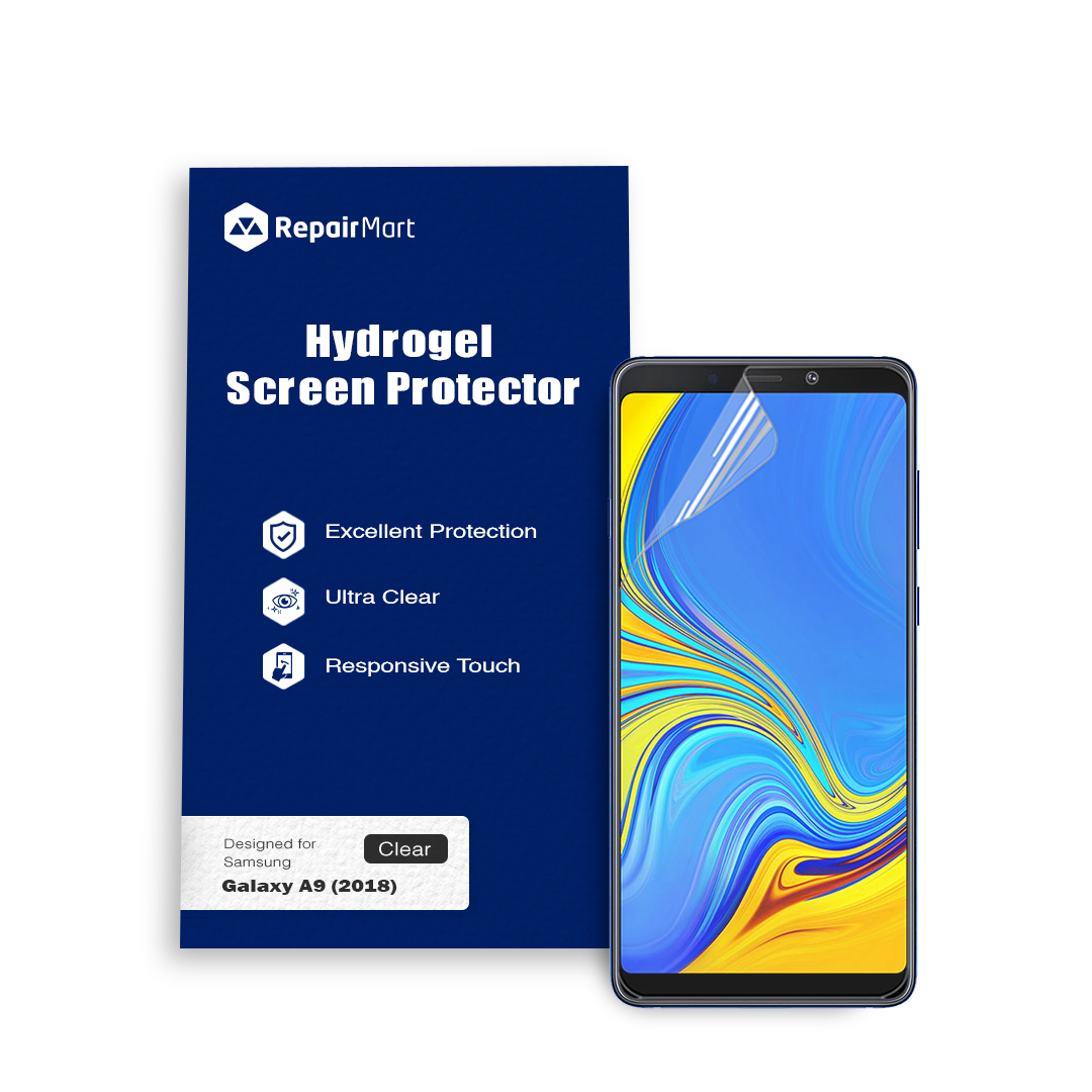 Samsung Galaxy A9 (2018) Compatible Premium Hydrogel Screen Protector With Full Coverage Ultra HD