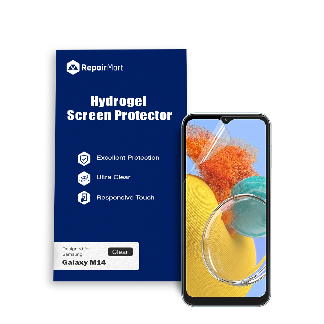 Samsung Galaxy M14 Compatible Premium Hydrogel Screen Protector With Full Coverage Ultra HD