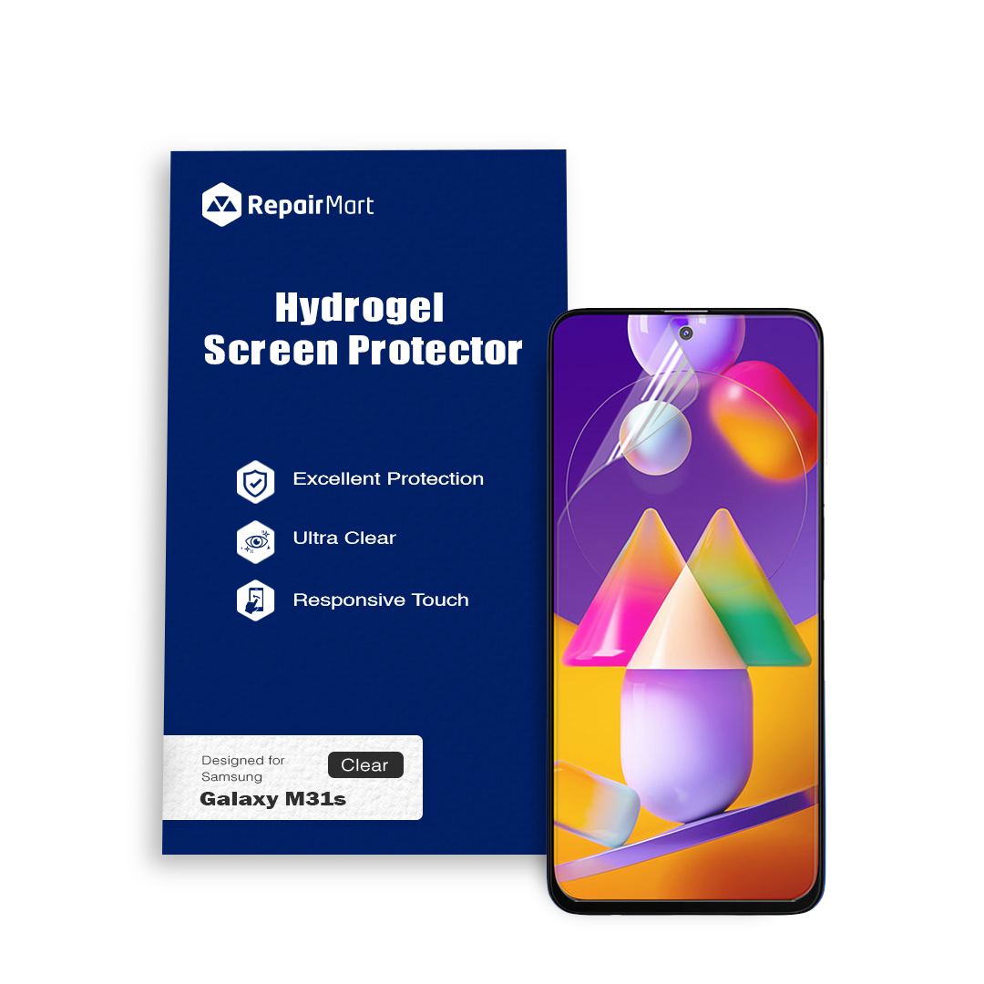 Samsung Galaxy M31s Compatible Premium Hydrogel Screen Protector With Full Coverage Ultra HD