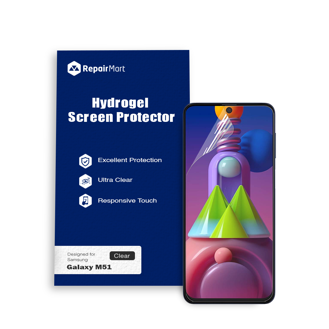 Samsung Galaxy M51 Premium Hydrogel Screen Protector With Full Coverage Ultra HD