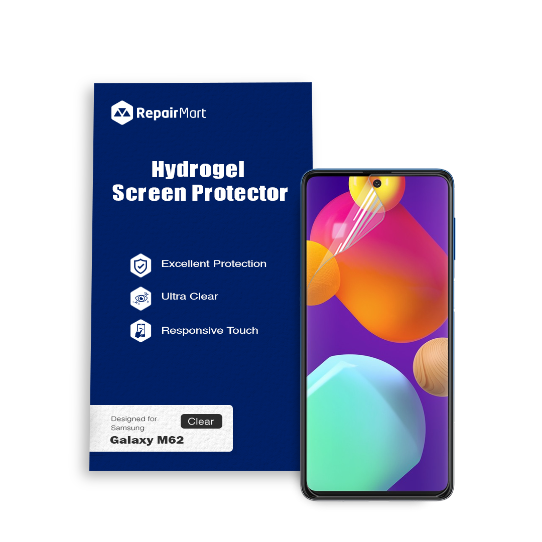 Samsung Galaxy M62 Compatible Premium Hydrogel Screen Protector With Full Coverage Ultra HD
