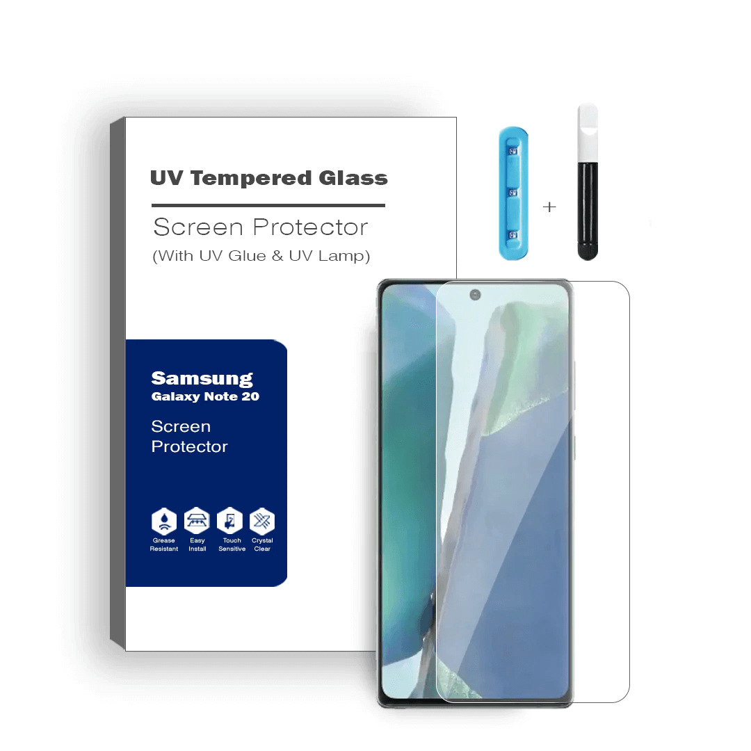 Advanced UV Liquid Glue 9H Tempered Glass Screen Protector for Samsung Galaxy Note 20 - Ultimate Guard, Screen Armor, Bubble-Free Installation